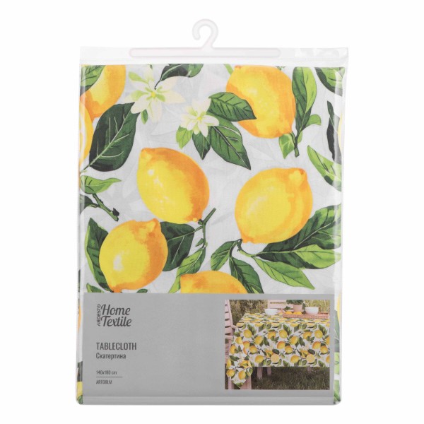 Фото - Скатерть прямоугольная ARDESTO Sicilian lemons 140х180 см (ART08LM)